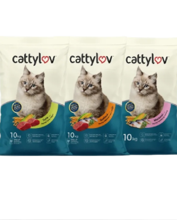 Cattyluv Dry Food (Tuna /Seafood /Mackerel) - 10KG