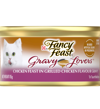 FANCY FEAST® Gravy Lovers Chicken Feast in Grilled Chicken Flavour Gravy - 85G
