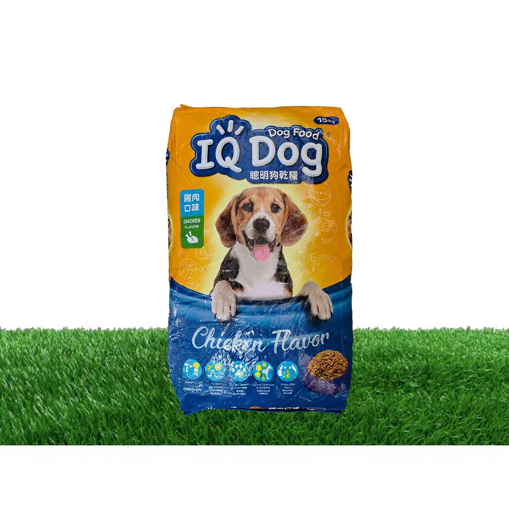 IQ Dog Food 15kg Makanan IQ Dog Chicken Beef Salmon Lamb Dry Food Kibbles Makanan Anjing IQ 15kg